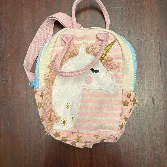 Mudpie unicorn toddler backpack - Picture 1 of 5